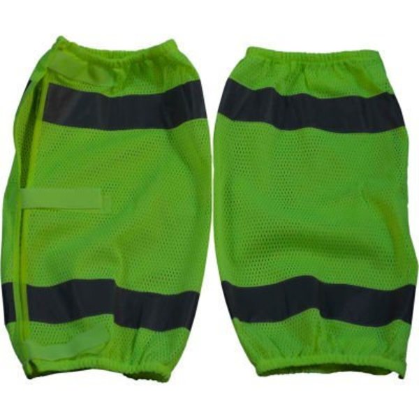 Petra Roc Inc Petra Roc Leg Gaiter, ANSI Class E, Polyester Mesh, Lime, One Size, 1 Pair LMG-CE